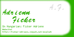 adrienn ficker business card